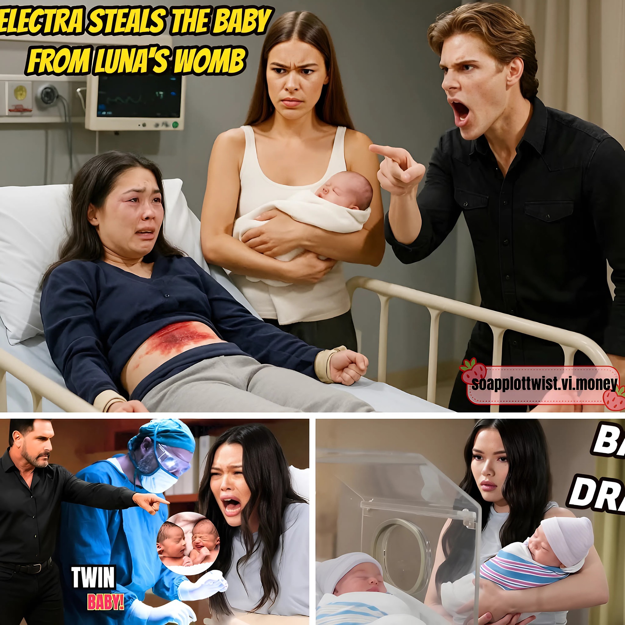 The Bold and the Beautiful Shocker: Electra Steals Luna’s Baby and Marries Will – A Battle for Love, Power, and Motherhood