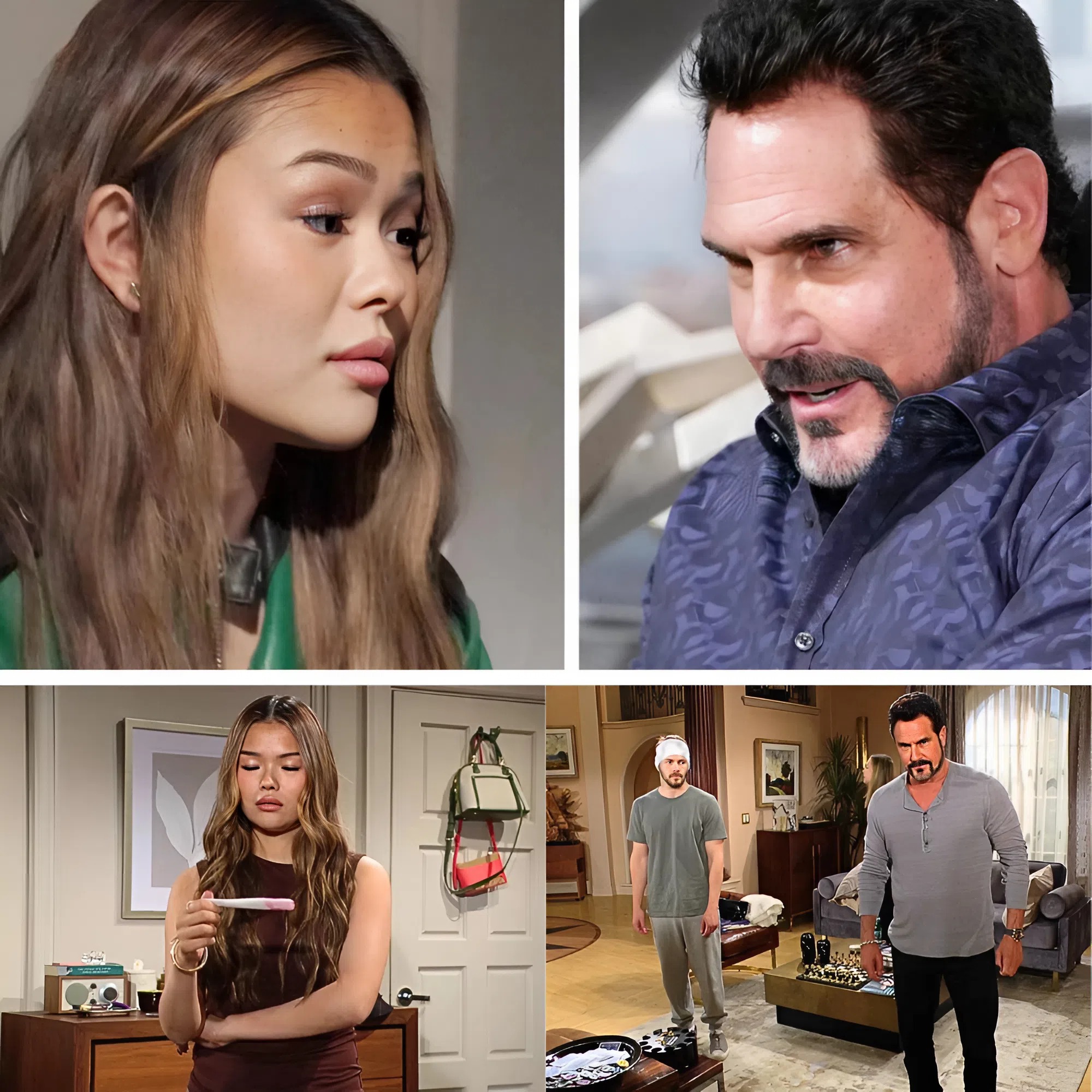 Luna schemes to pass off a baby as her own after a shocking love triangle with Will and Electra! Full Bold & the Beautiful spoilers
