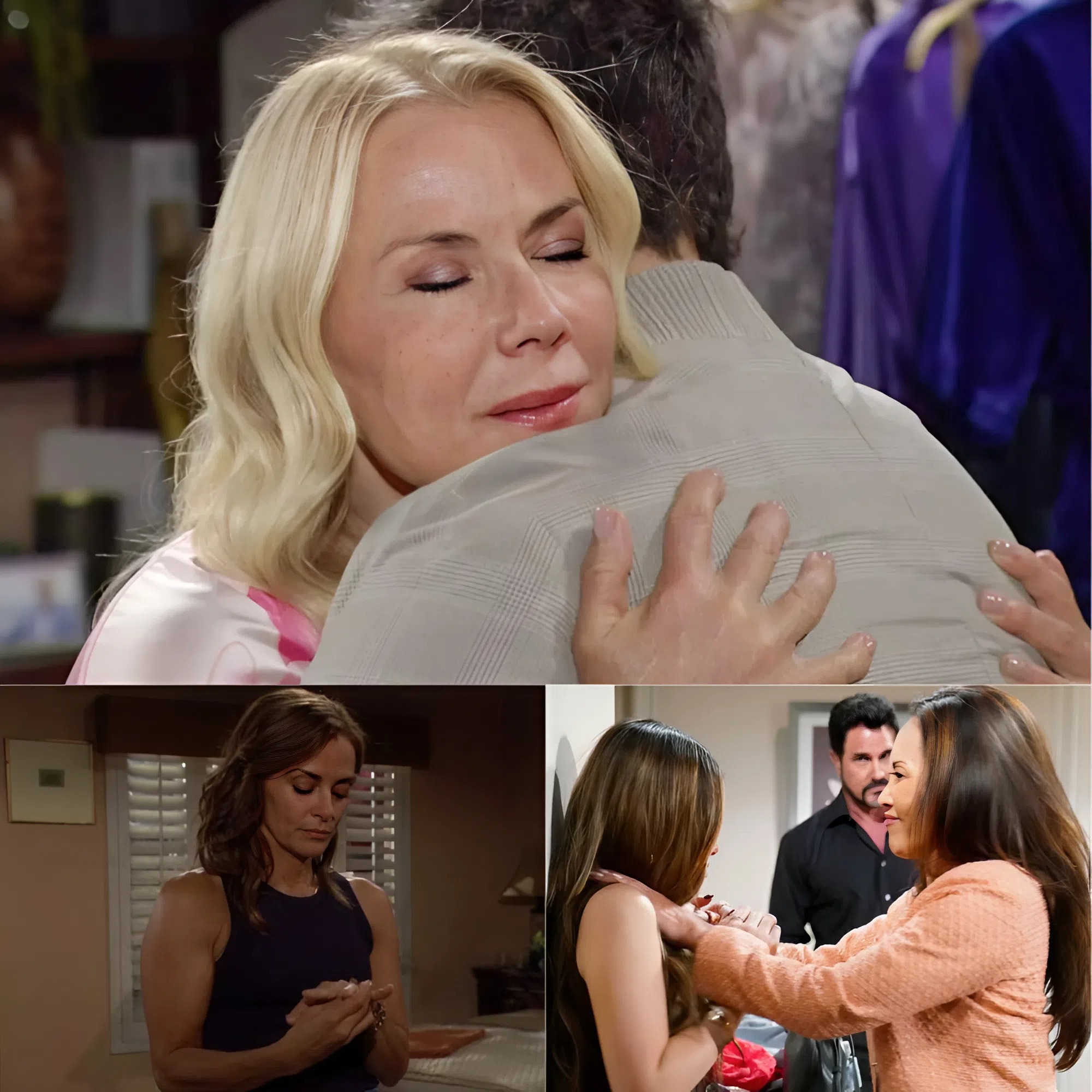 Shocking twists on The Bold and the Beautiful! Thomas hugs Brooke in a stunning change of heart, while Li’s rage escalates, choking Luna amid accusations. Chaos and emotional fallout leave viewers on edge.