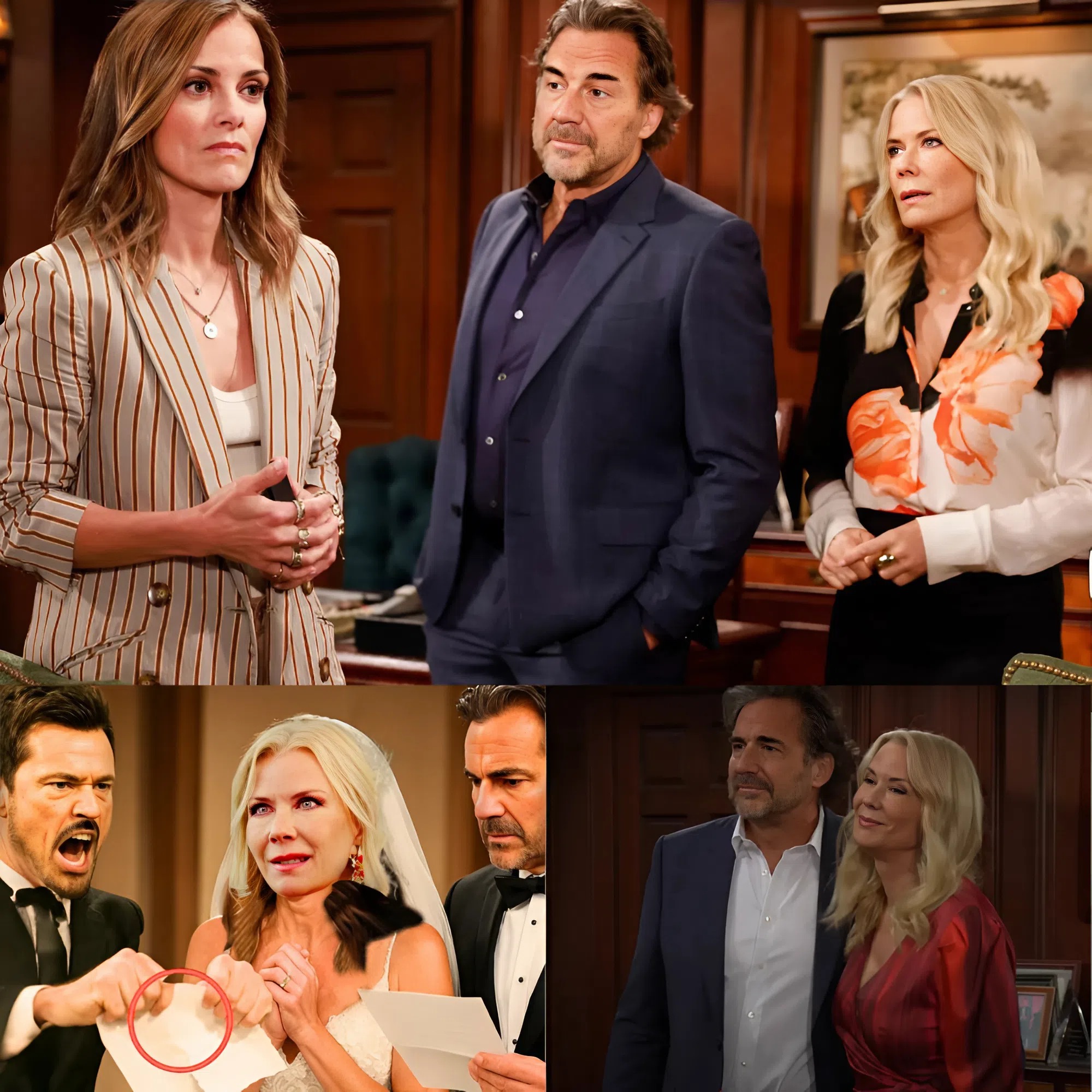 Thomas Forrester erupts over Ridge and Brooke’s secret wedding, while Luna’s shocking return and Little D’s mysterious arrival promise high-stakes drama in The Bold and the Beautiful.