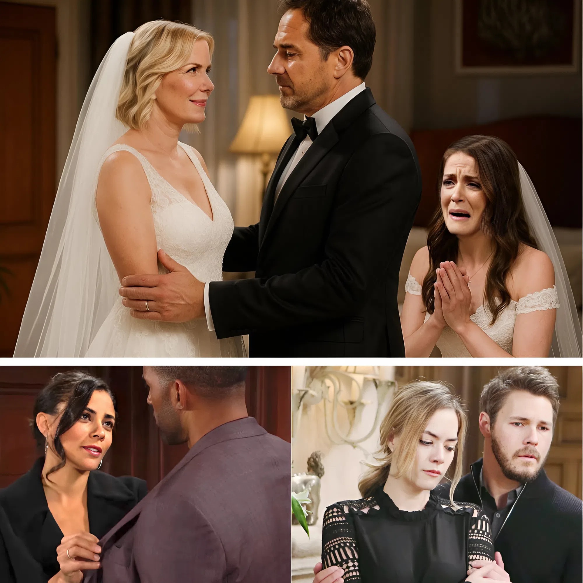 Ridge shocks Taylor by marrying Brooke in an impromptu wedding, leaving Taylor heartbroken. But could Bill, Deacon, Carter—or even Thorne—be her next great love?
