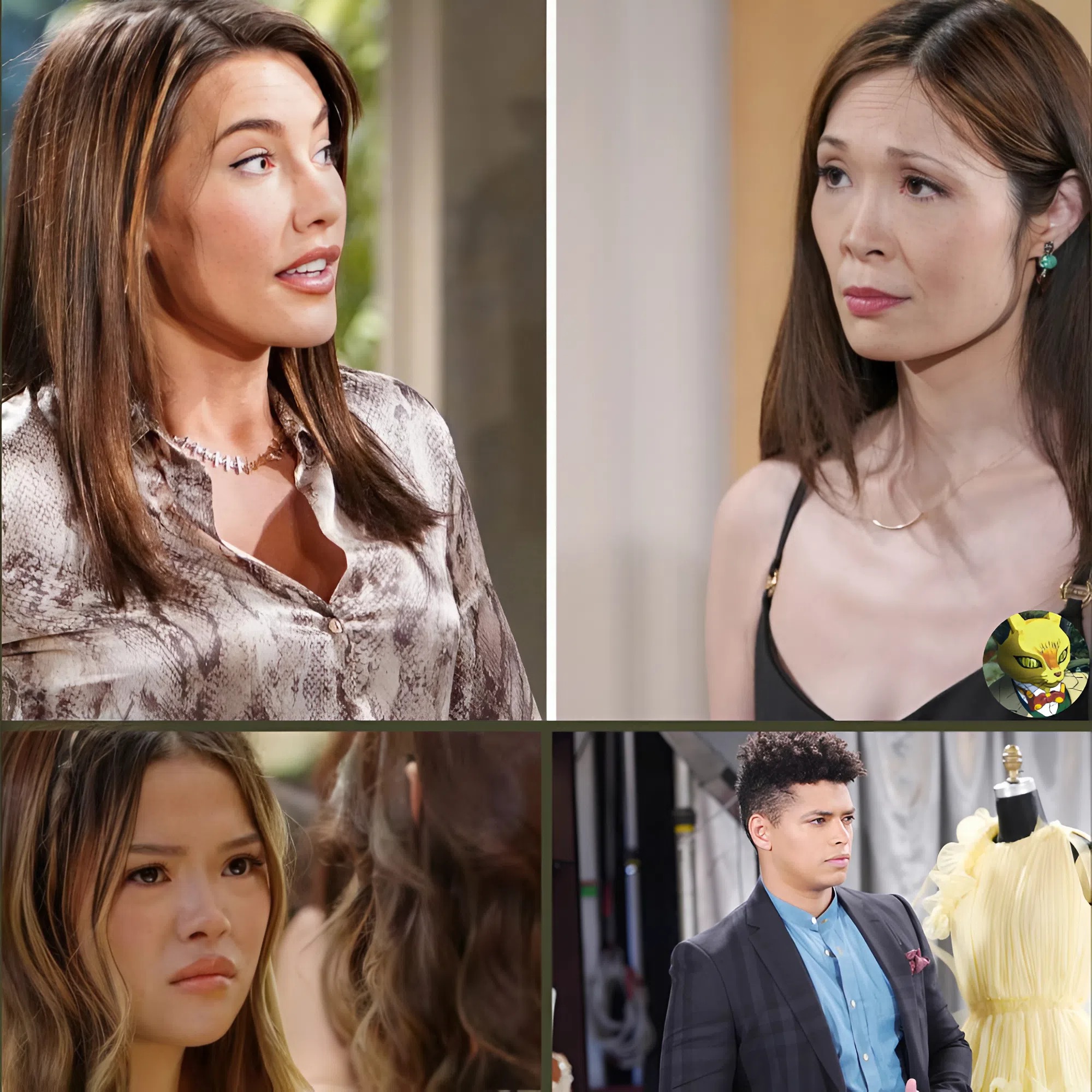 The Bold and The Beautiful promises chaos this week as Steffy returns to shocking news about Luna. 