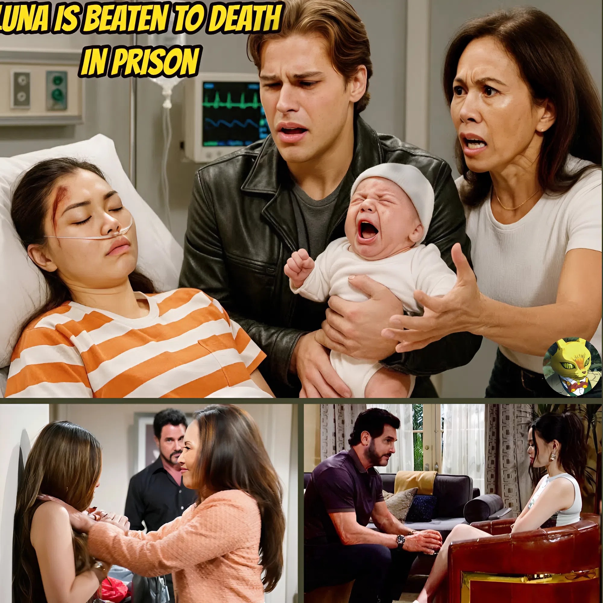 A Game Of Life And Death: Luna Stages Prison Attack To Escape! Manipulates Bill Spencer To Give Birth In His Mansion