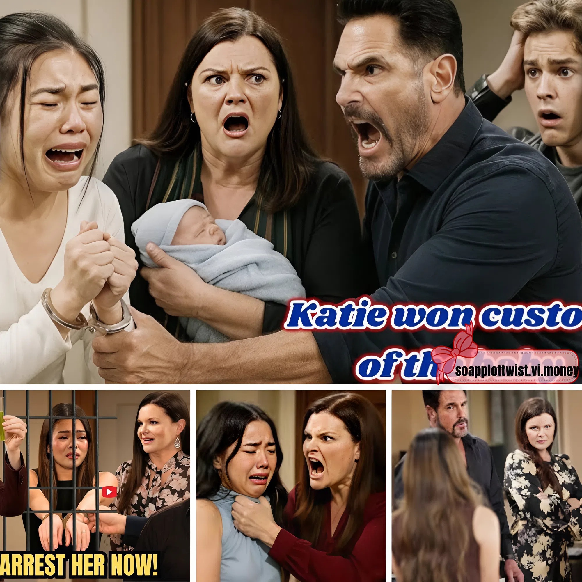 The Bold and the Beautiful Spoilers: Katie’s Shocking Custody Move Shatters Luna’s World — War Erupts in the Spencer Family