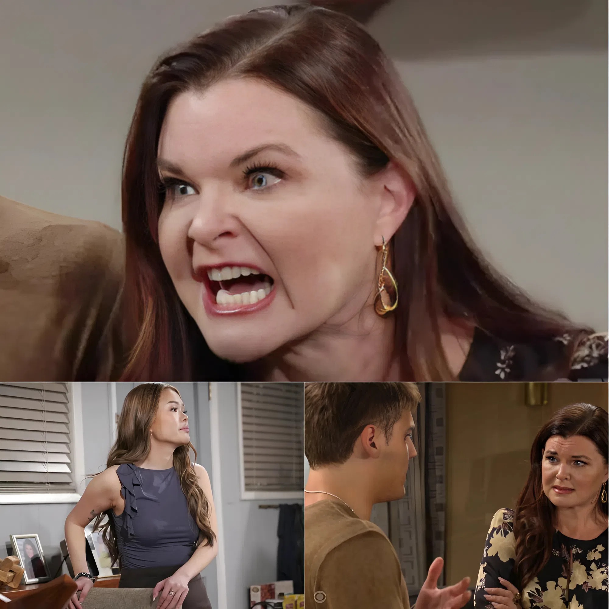Katie Logan freaks out over Luna’s shocking pregnancy, Hope stands up for her, and Li clashes with Sheila in Monday’s The Bold and the Beautiful: “Drama is heating up!