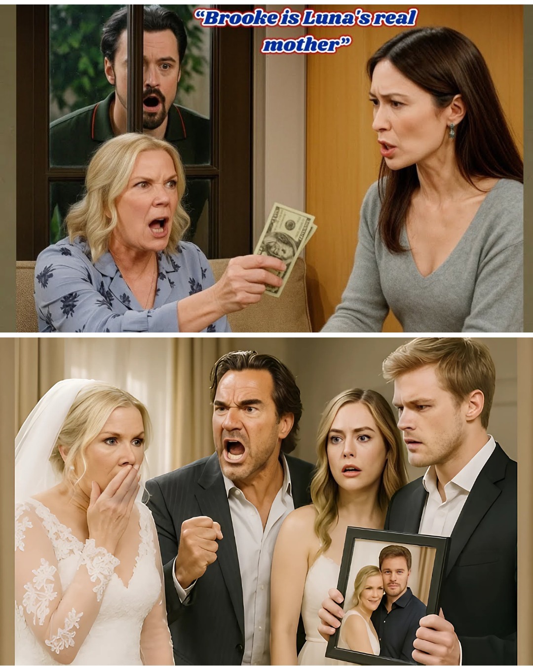 “Brooke is Luna’s real mother” Thomas accidentally overheard the argument between Brooke and Poppy