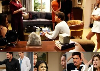 “Brooke is Luna’s real mother” Thomas accidentally overheard the argument between Brooke and Poppy