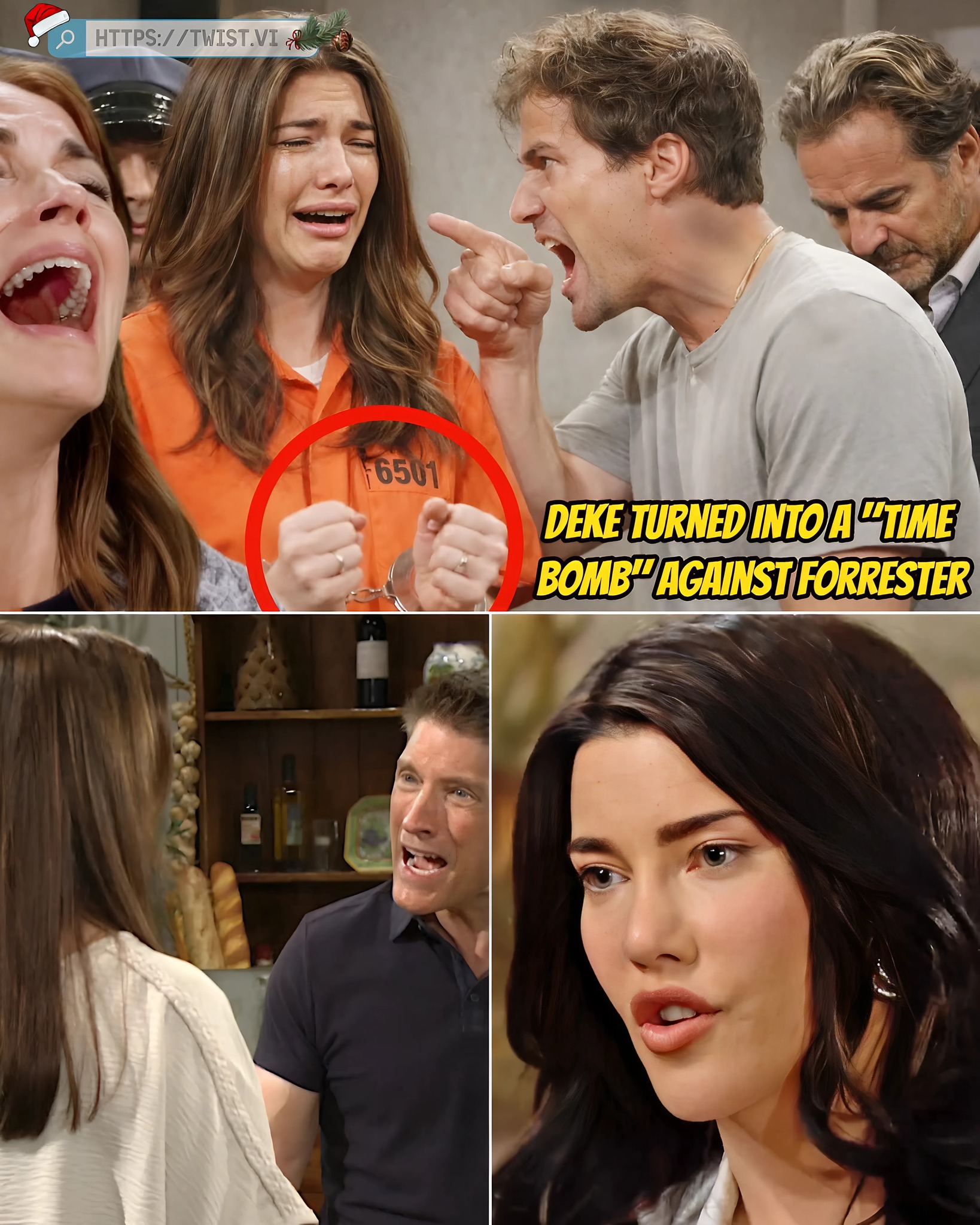 11Deke becomes a “time bomb” against Forrester, Steffy takes the blame for Ridge’s actions B&B Spoiler 