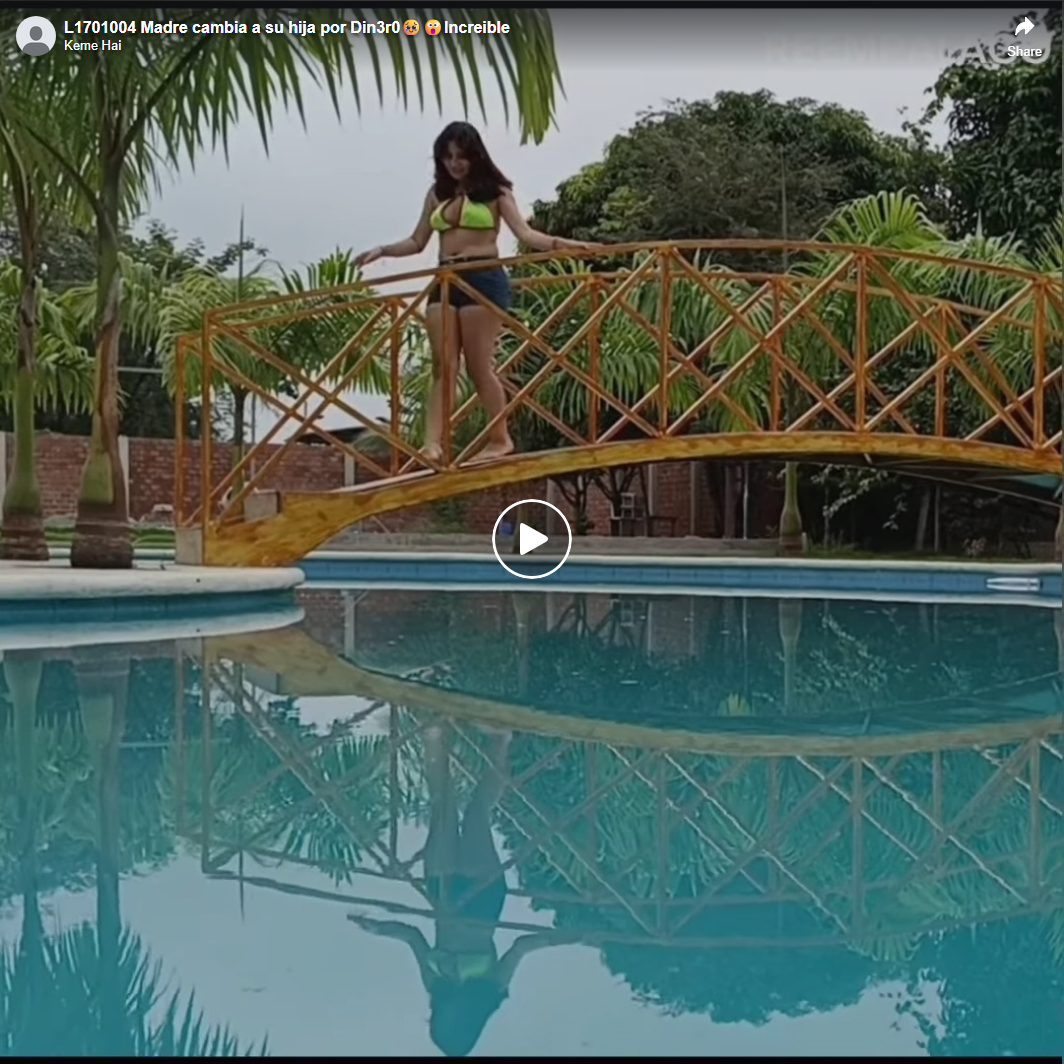 L1701004 Madre cambia a su hija por Din3r0🥹😮Increible